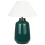 Beliani Table Lamp CARETA Ceramic Dark Green 1