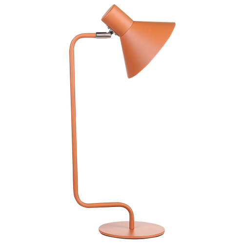 Beliani Desk Lamp RIMAVA Adjustable Metal Orange