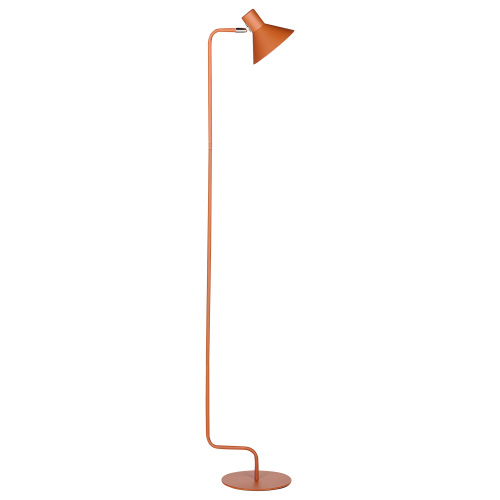 Beliani Floor Lamp RIMAVA Adjustable Metal Orange