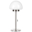 Beliani Table Lamp MORUGA Metal Silver 1
