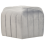 Beliani Pouffe MURIETTA Velvet Light Grey 1