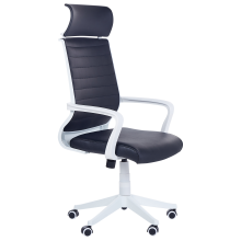 Office Chair LEADER Faux Leather Black