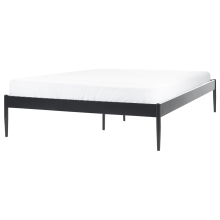 Bed Metal VAURS 140 x 200 cm (EU Double) Black