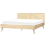 Beliani Bed Rattan MONPAZIER 180 x 200 cm (EU Super King) Light Brown 1