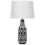 Beliani Table Lamp SHEBELLE Ceramic Black 1