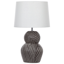 Table Lamp GUAPORE Ceramic Black