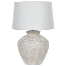 Table Lamp CAINE Ceramic Light Beige