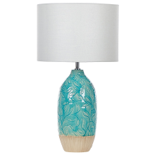 Table Lamp ATABA Ceramic Turquoise