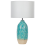 Beliani Table Lamp ATABA Ceramic Turquoise 1