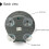 No Punching Suction Cup Clock Home Waterproof Bathroom Kitchen Clock LCD Digital Display Clock Temperature Detector 3