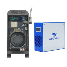 For Bitaxe Gamma 601 1.2TH/S BTC Solo Miner 18W BM1370 Asic Chip+Lucky Miner LV07 V7 1TH/S BTC Crypto Asic Miner UK PLUG