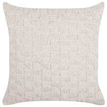 Throw Cushion BASALIM 45 x 45 cm Beige Solid
