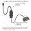 2st 5V 3Pin ARGB Controller   RGB Controller 3PIN Hub för Dator CPU-Fodral Cool Fan LED Light Radiator 5