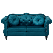 Sofa 2 Seater SKIEN Velvet Teal