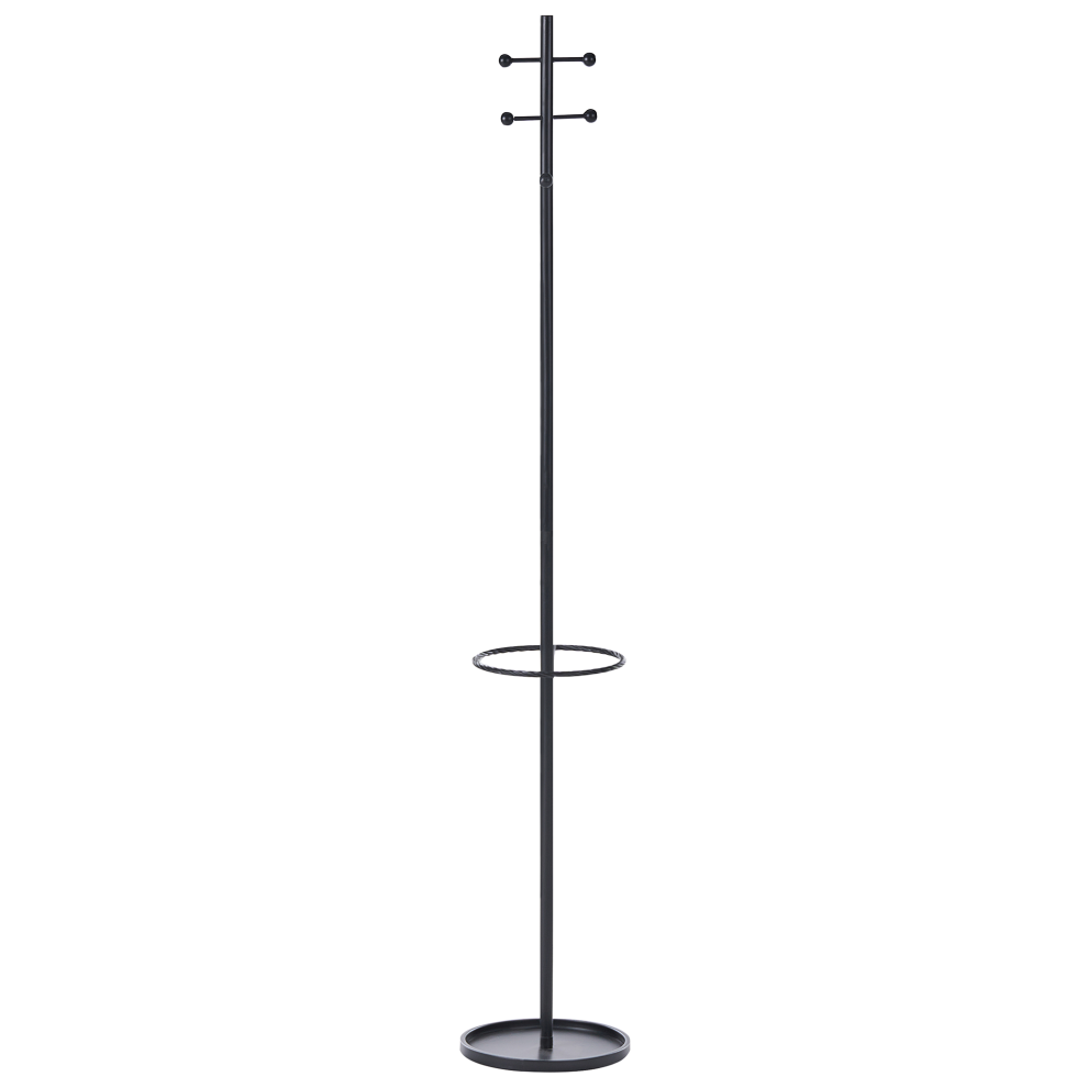 Beliani Coat Stand Gillam Black
