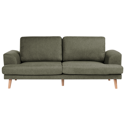 Beliani Sofa 3 Seater KILDAL Fabric Green