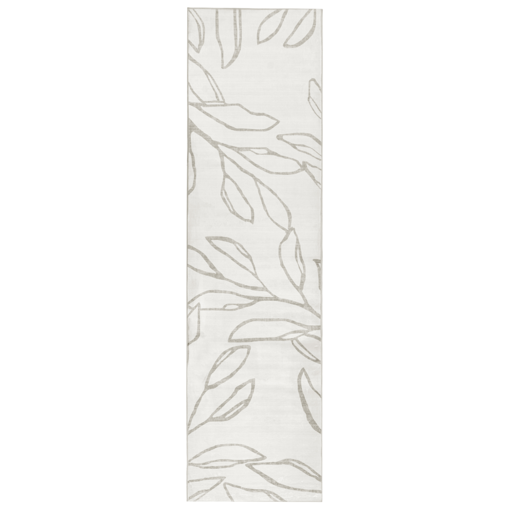 Photos - Area Rug Beliani Rug BISMIL Light Beige 80 x 300 cm Cream 
