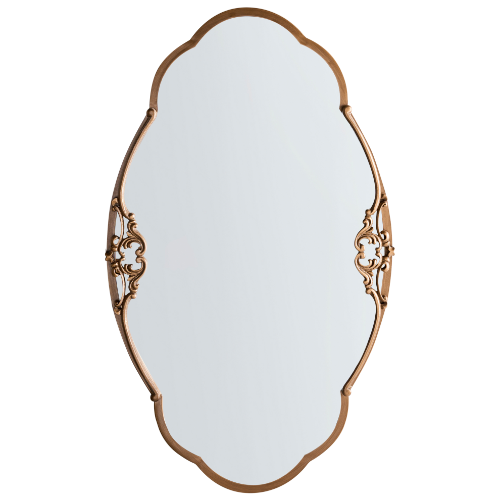 Beliani Wall Mirror Epannes 49 Cm 84 Cm Gold