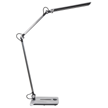 LED Desk Lamp AQUILA with Dimmer Silver