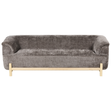 Sofa 3 Seater ALNOR Chenille Brown