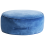 Beliani Pouffe YULLE Velvet Blue 1
