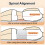 Lumbar Support Pillow for Sleeping, Sleeping Back Support for Sleep with 360 Ergonomic Design & Breathable 6
