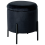 Beliani Storage Pouffe WENONA Velvet Black 1