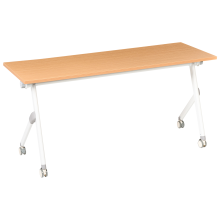 Foldable Office Desk BENDI 160 cm 60 cm Brown