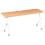 Beliani Foldable Office Desk BENDI 160 cm 60 cm Brown 1