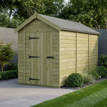 6 x 12 Apex Shed Tanalised (Single Door, No Windows)