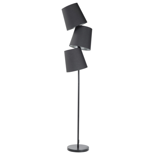 Beliani Floor Lamp RIO GRANDE Metal Black