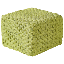 Pouffe NALLI Synthetic Material Green