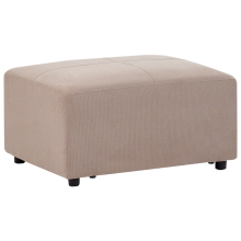 Ottoman KOHLO Fabric Taupe