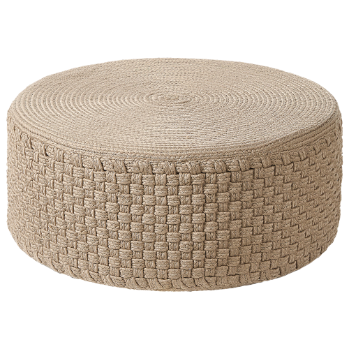 Beliani Pouffe MITHI Beige