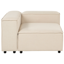 Corner Seat ARDAL Right Hand Beige Fabric