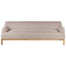 Sofa 3 Seater SOSJO Fabric Light Brown