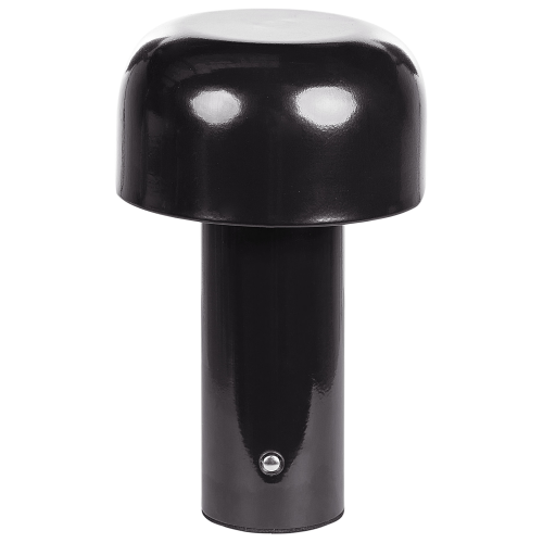 Beliani Wireless LED Table Lamp BESOS with Dimmer Metal Black