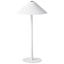 Wireless LED Table Lamp FRANCOLI with Dimmer Metal White