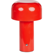 Wireless LED Table Lamp BESOS with Dimmer Metal Red
