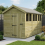 6 x 12 Apex Shed Tanalised (Single Door, With Windows) 1