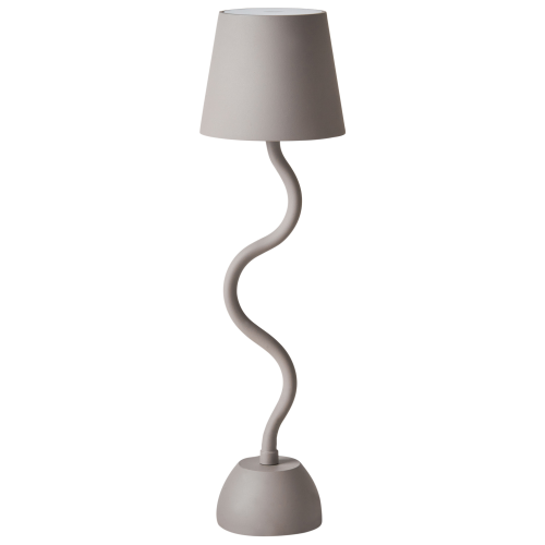 Beliani Wireless LED Table Lamp VOUGA with Dimmer Metal Beige