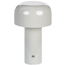 Wireless LED Table Lamp BESOS with Dimmer Metal Grey