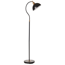 Floor Lamp LENNON Adjustable Metal Black