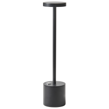 Wireless LED Table Lamp LIZANDRO with Dimmer Metal Black
