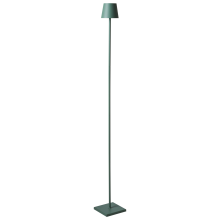 Wireless LED Floor Lamp GAVARRESA with Dimmer Metal Green