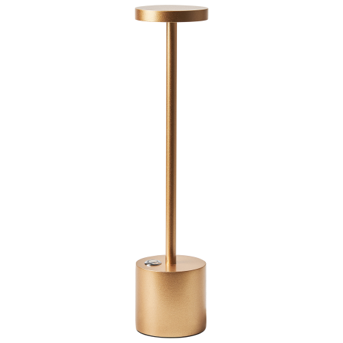 Beliani Wireless LED Table Lamp LIZANDRO with Dimmer Metal Gold