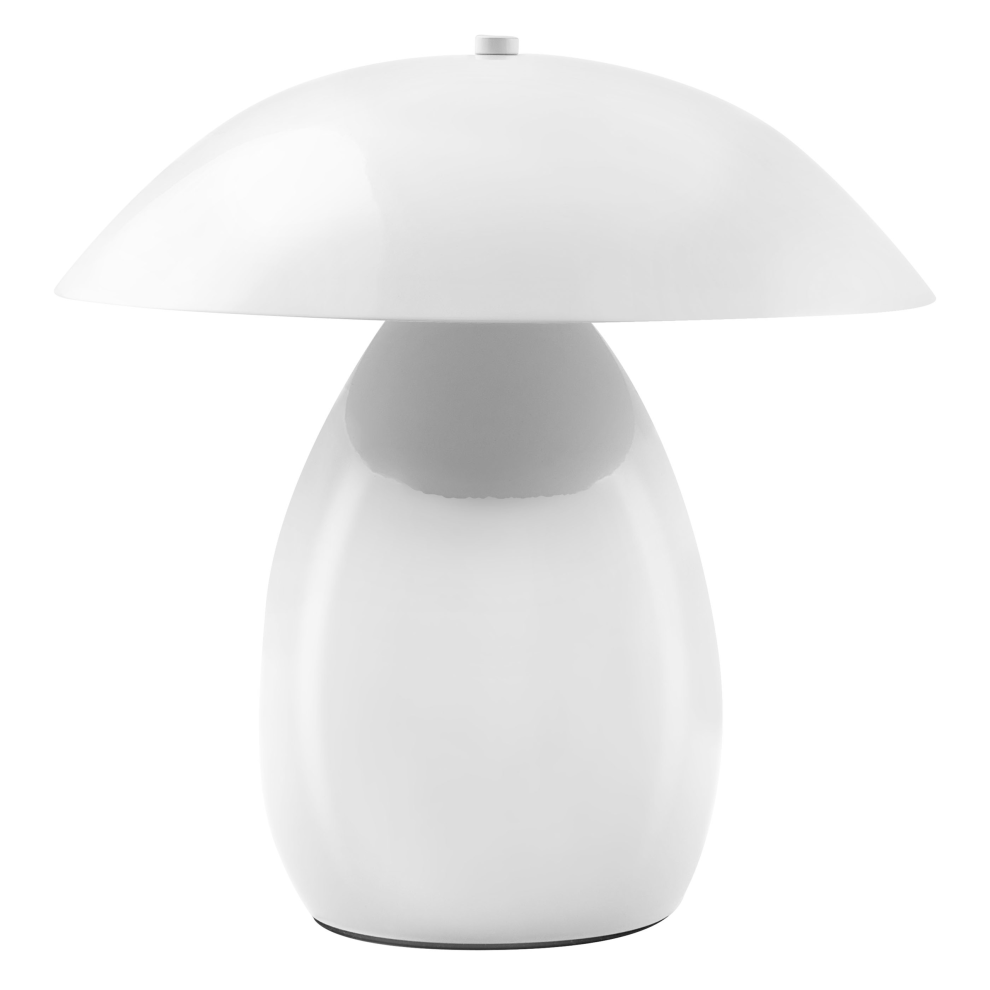 Photos - Floodlight / Street Light Beliani Table Lamp SIGI Metal White 