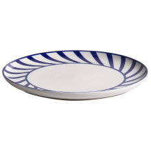 Set of 12 Dinnerware SHISO Porcelain White/ Blue