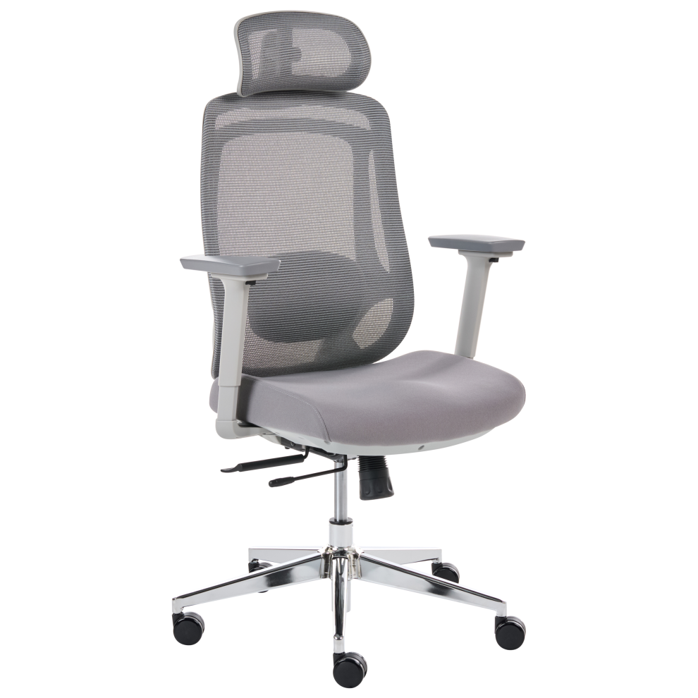 Beliani Office Chair Olyra Grey