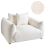 Beliani Armchair LUVOS Boucle Off-White 1